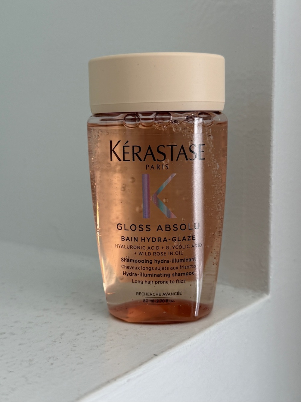 Kérastase GLOSS ABSOLU BAIN HYDRA-GLAZE ANTI-FRIZZ SHAMPOO - New Travel 80 ML